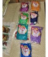 Ty Teenie Beanie Babies Lot of 7 McDonald&#39;s Happy Meal Toys   Sealed In ... - $34.64 CAD