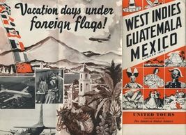 Pan American World Airways West Indies Air Travel Brochure 1950 - $21.84