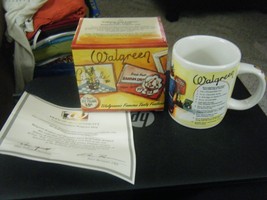 Walgreens Soda Fountain 2002 Commemorative Coffee Mug w/Box &amp; Certificate - $13.24