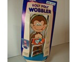 Vintage Enco Play-Time Roly Poly Wobbler Monkey Fire Chief 356-3723 - $32.07