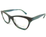 Judith Leiber Eyeglasses Frames JL-3016 Olive Brown Blue Green Cat Eye 5... - $93.28