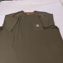 Carhartt Force Men's 4XL T-Shirt Adult Green Pocket Tee Relaxed Fit 100410 316 image 11
