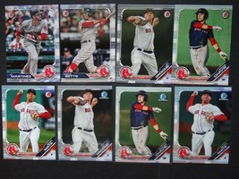2019 Bowman Paper &amp; Chrome Boston Red Sox Team Set 8 Baseball Cards - £4.73 GBP