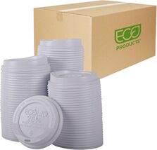 Eco-Products EPHL8WR EcoLid 25% Recycled Content Hot Cup Lid - WT (1000/... - $56.43 CAD