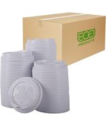 Eco-Products EPHL8WR EcoLid 25% Recycled Content Hot Cup Lid - WT (1000/... - $56.43 CAD