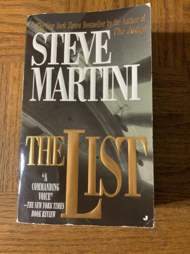 Steve Martini The List Book - Books