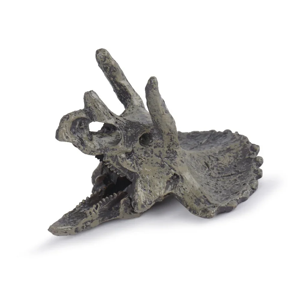Resin Animal Head Bone Skull Statue for Lizards Terrarium Reptile Hide Cave - £10.54 GBP