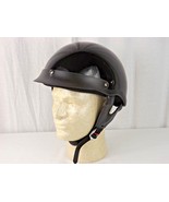 HCI-100 Gloss Black - Half Helmet w/ Visor DOT Approved Size Small (S) - £15.81 GBP