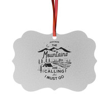 Personalized Aluminum Ornaments: Spread Holiday Cheer with Custom Design... - £11.42 GBP+