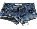 Abercrombie &amp; Fitch Low Rise Distressed Shorts Women&#39;s Size 0/25 Dasiy Duke - £9.52 GBP