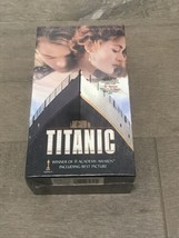 Titanic (On 2 VHS Tapes) Leonardo DiCaprio Kate Winslet New Sealed - $14.00