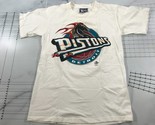 Vintage Detroit Pistons T Shirt Mens Medium Black Old Horse Logo Lee Spo... - $27.80