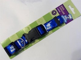 Dog Collar Adjustable LARGE Snoopy Woodstock Blue and Black Pet Puppy NEW - £4.86 GBP