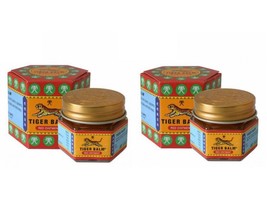 3x 19 g Tiger Balm Red Relief of Muscular Aches Pain Sprains Ointment Massage Ru - £21.39 GBP