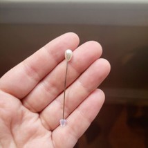 Vintage Dainty Pearl Stick Pin Lapel Brooch - $18.99