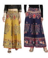 Women Palazzo ethnic fashion Cool Cotton Printed flared Size- XS to 2XL - £29.85 GBP