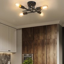 Asnxcju 4-Light Hallway Semi Flush Mount Light Fixtures,, Bulb Not Included - $589.94 MXN