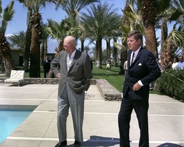 President John F. Kennedy with Eisenhower in Palm Springs 1962 - New 8x10 Photo - £7.04 GBP