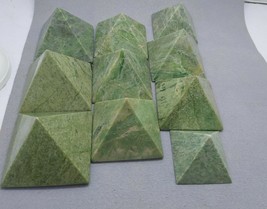 Idocrase hydrogrosullar green garnet pyramids 2.75KG wholesale lot 10 Pcs lot - £109.02 GBP