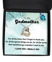 To my Godmother,  Love Dancing Necklace. Model 64024  - £46.31 GBP