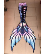 New Black Mermaid Tails for Swimming with Monfin Adult Kids Mermaid Costume - $123.46 CAD