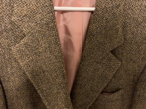 Harris Tweed Rayas Espiguilla Chaqueta Americana Hombre Talla 42 Item image 4