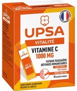 Vitamin C 1000mg Vitality By UPSA-10 Dose Sachets to Reduce Fatigue - $372.62 MXN