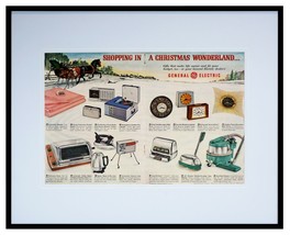 1959 General Electric Framed 16x20 ORIGINAL Vintage Advertisement Display - £55.38 GBP