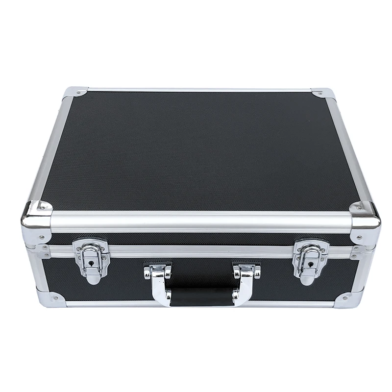 Large Aluminum Case Portable Toolbox Household Multi-function Exhibition Equipme - £129.46 GBP