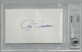 Roy Sievers signed 3x5 Index Card- Beckett/BAS Encapsulated (Washington Senators - $47.95