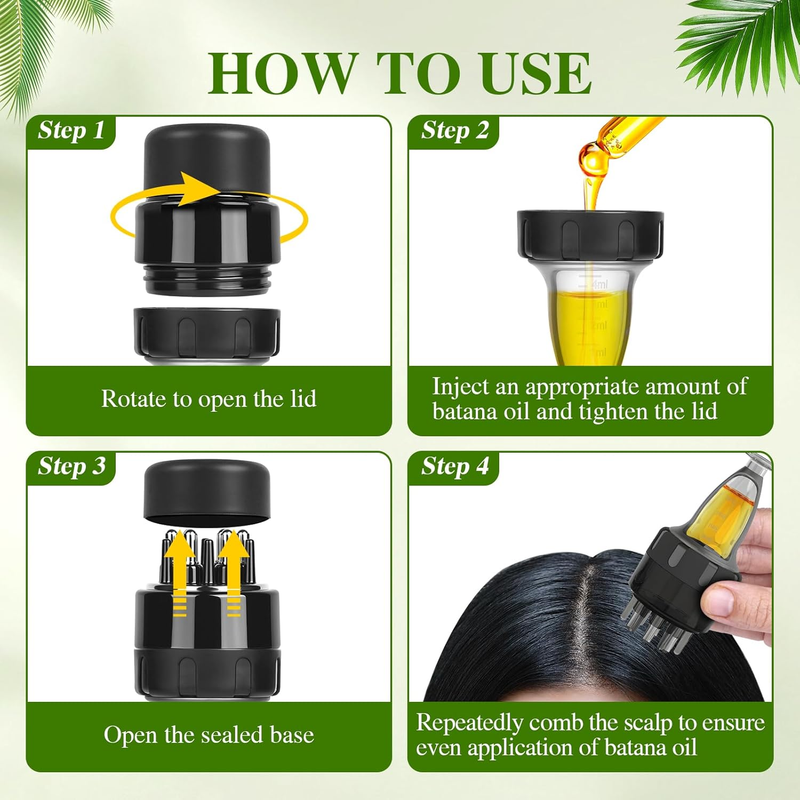 Batana Oil for Hair Growth and Rosemary Oil for Hair Growth, Nourish Dry Damaged Item image 5
