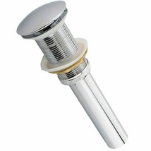 Solid Brass Pop-Up Drain No Overflow in Chrome - $18.76