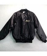 3M Jacket Small Satin Black Gold Logo Little Rock 50th Anniversary Vinta... - $89.09