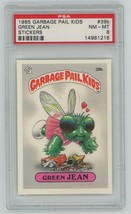 1985 Topps Garbage Pail Kids OS1 Series 1 Green J EAN 39b Glossy Card Psa 8 Gpk - £110.75 GBP
