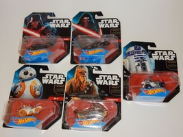 Hot Wheels 2014 Star Wars Cars ~ Darth Vader Yoda R2D2 Chewbacca BB-8 Ky... - £15.72 GBP