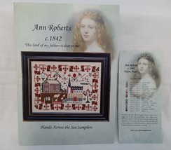 Hands Across the Sea Samplers Ann Roberts c.1842 Welsh ~ Pattern Booklet... - $29.65