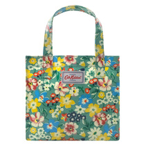 Cath Kidston Small Bookbag Mini Tote Lunch Bag Tote Portland Flowers Sag... - $18.99