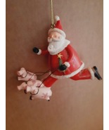 Santa with Three Little Pigs Ornament - £5.49 GBP