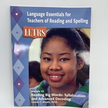 LETRS Language Essentials for Teachers Module 10 Reading Big Words Homes... - £23.39 GBP