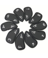 Golf Iron 3-9-PSG Head Cover Mizuno Plain Style White Black Blue 10pcs Set - $29.50