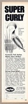 1976 Print Ad Snag Proof Super Curly Fishing Lures Cincinnati,Ohio - $9.75