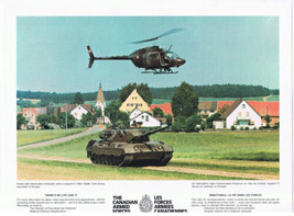 Canadian Armed Forces Print There&#39;s No Life Like It 1984 Kiowa Leopard - $6.86