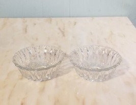 2x Libbey Canada Nut Dish Dessert Bowl 4.5&quot; Diameter, Height 1.5&quot; Clear Glass - £9.77 GBP