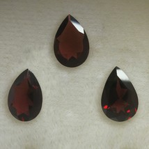Natural Rhodolite Pear Faceted Cut 12X8mm Wine Color VS Clarity Loose Gemstone - £60.90 GBP