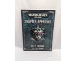 Warhammer 40K Chapter Approved 2017 Edition Games Workshop Expansion Book - £13.91 GBP