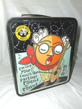 TIn Lunch Box Einstein Bros Bagels DO-SI-DO Swing Your Lunch Partners ETC 2002 - £7.85 GBP
