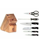 Zwilling J.A. Henckels Twin Four Star 7 piece Block Set Solingen German New - £318.10 GBP