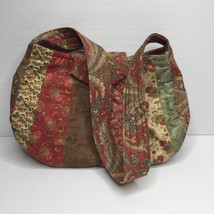 Womens Handmade Paisley Floral Handbag Shoulder Bag Purse Autumn Fall - $74.99