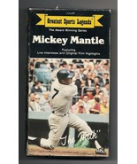 Greatest Sports Legends Mickey Mantle VHS Video Tape rare OOP - $375.35 MXN