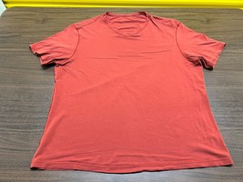 Lululemon Men’s Dark Rust Red V-Neck T-Shirt - XL - £18.06 GBP